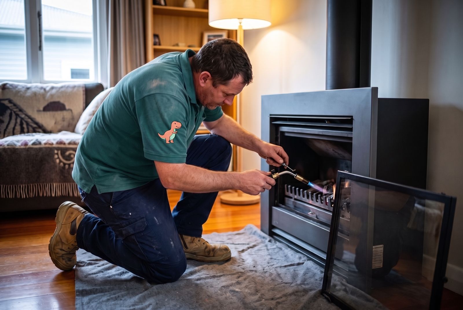 Gas Fires by a licensed Cheeky's Plumbers plumber in Christchurch