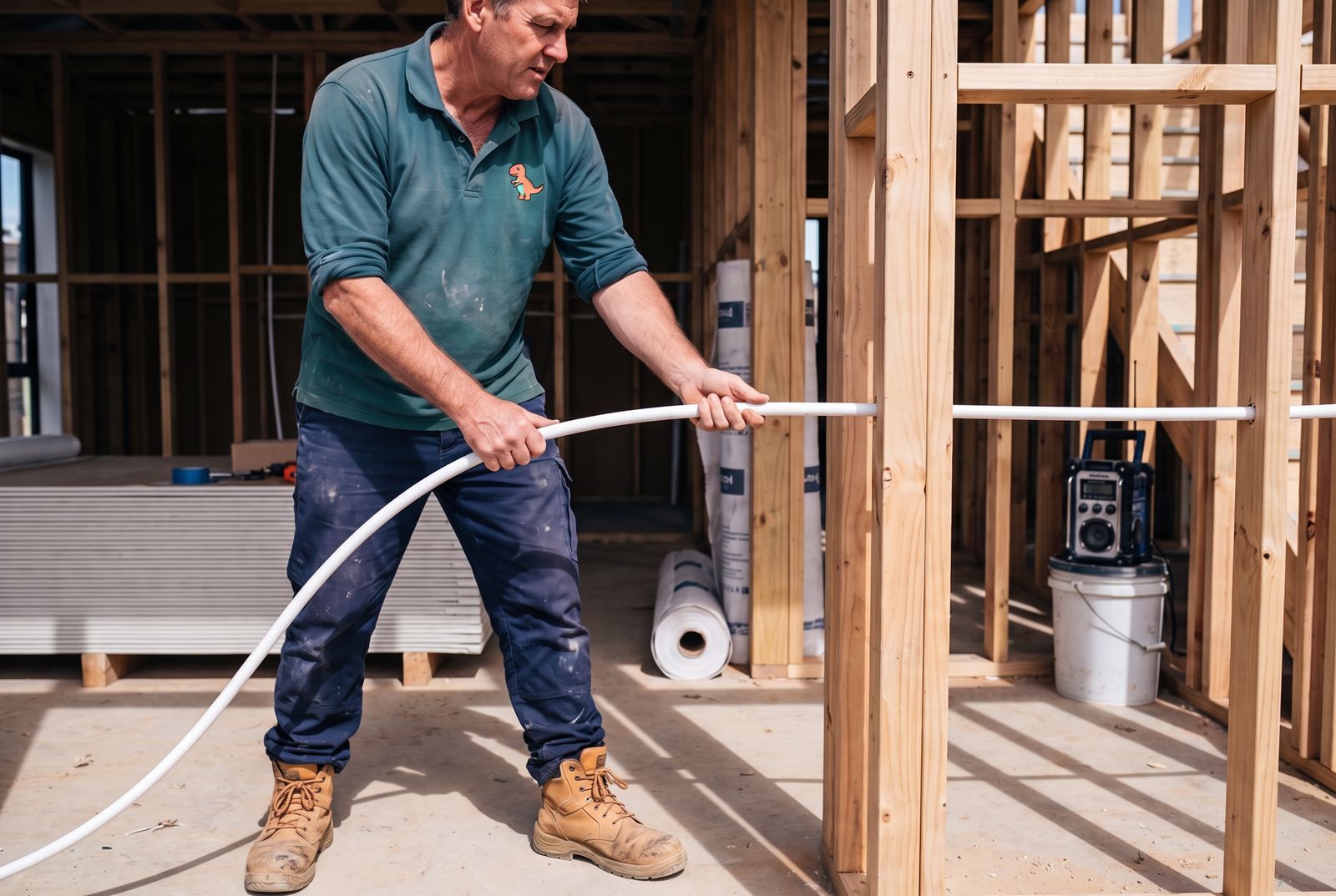 New Build Plumbing by a licensed Cheeky's Plumbers plumber in Christchurch